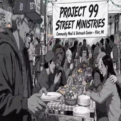Pastor Mike — featured testimony artwork