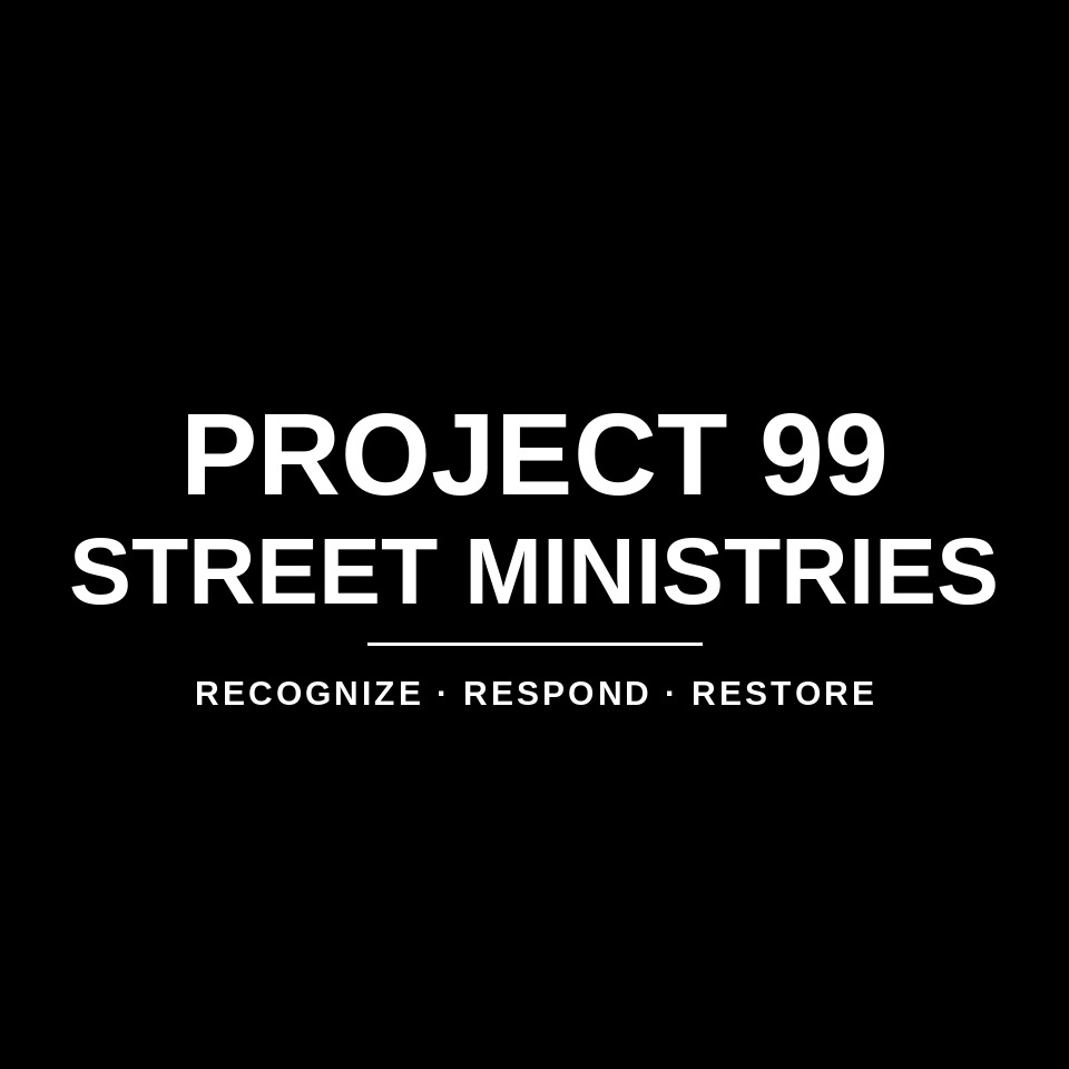 The official Project 99 Street Ministries introduction artwork